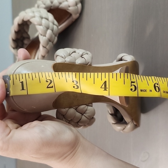 L'INTERVALLE Cream Braided Sandals - Picture 12 of 14